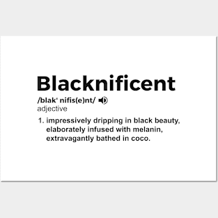 Blacknificent Definition Posters and Art